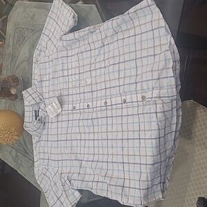 LC WAIKIKI SHORT SLEEVE COLAR SHIRT NEW WITH TAGS LARGE